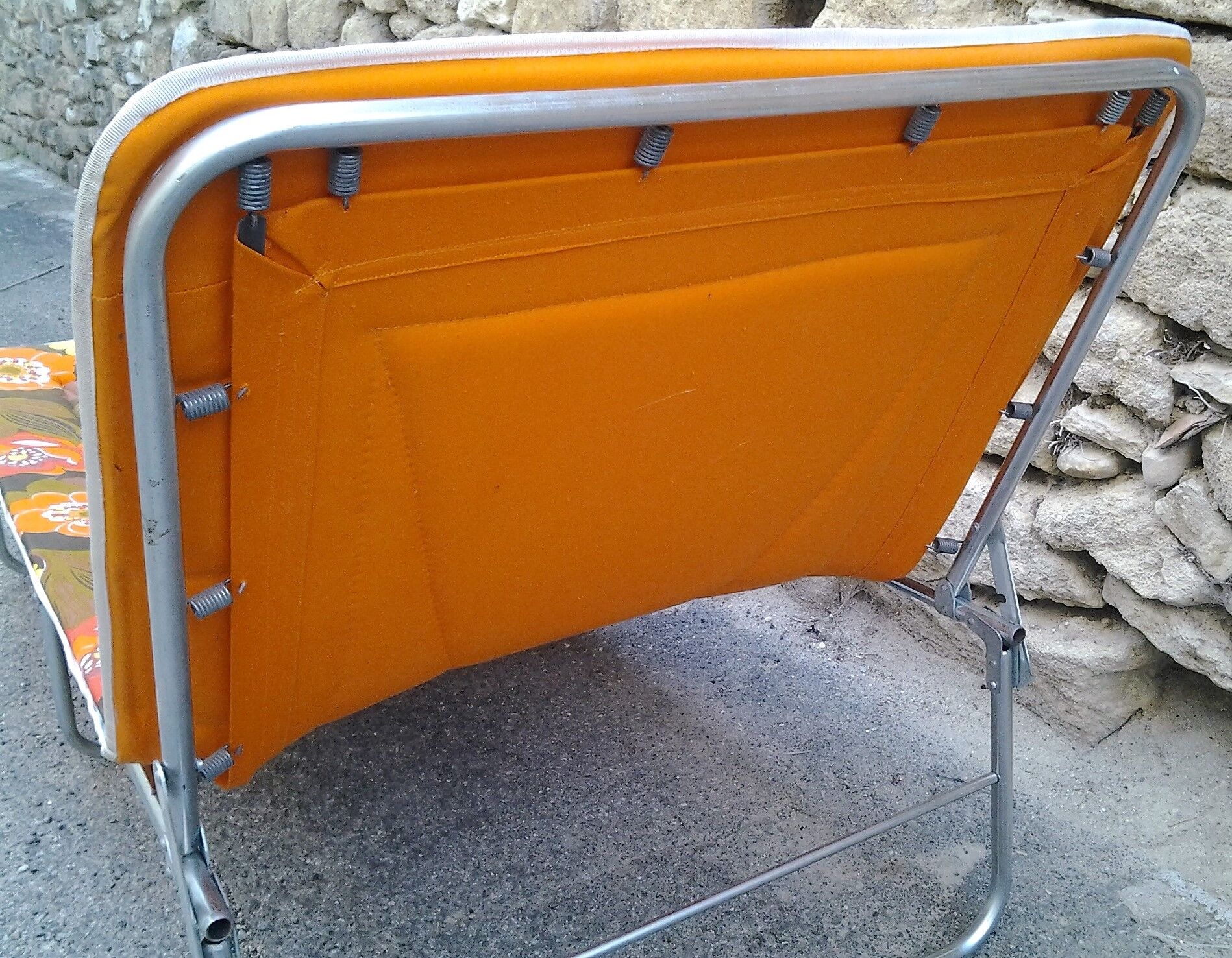 Sun lounger vintage bath 1970