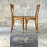 2 chairs bistro Horgen Glarus Switzerland circa 1930