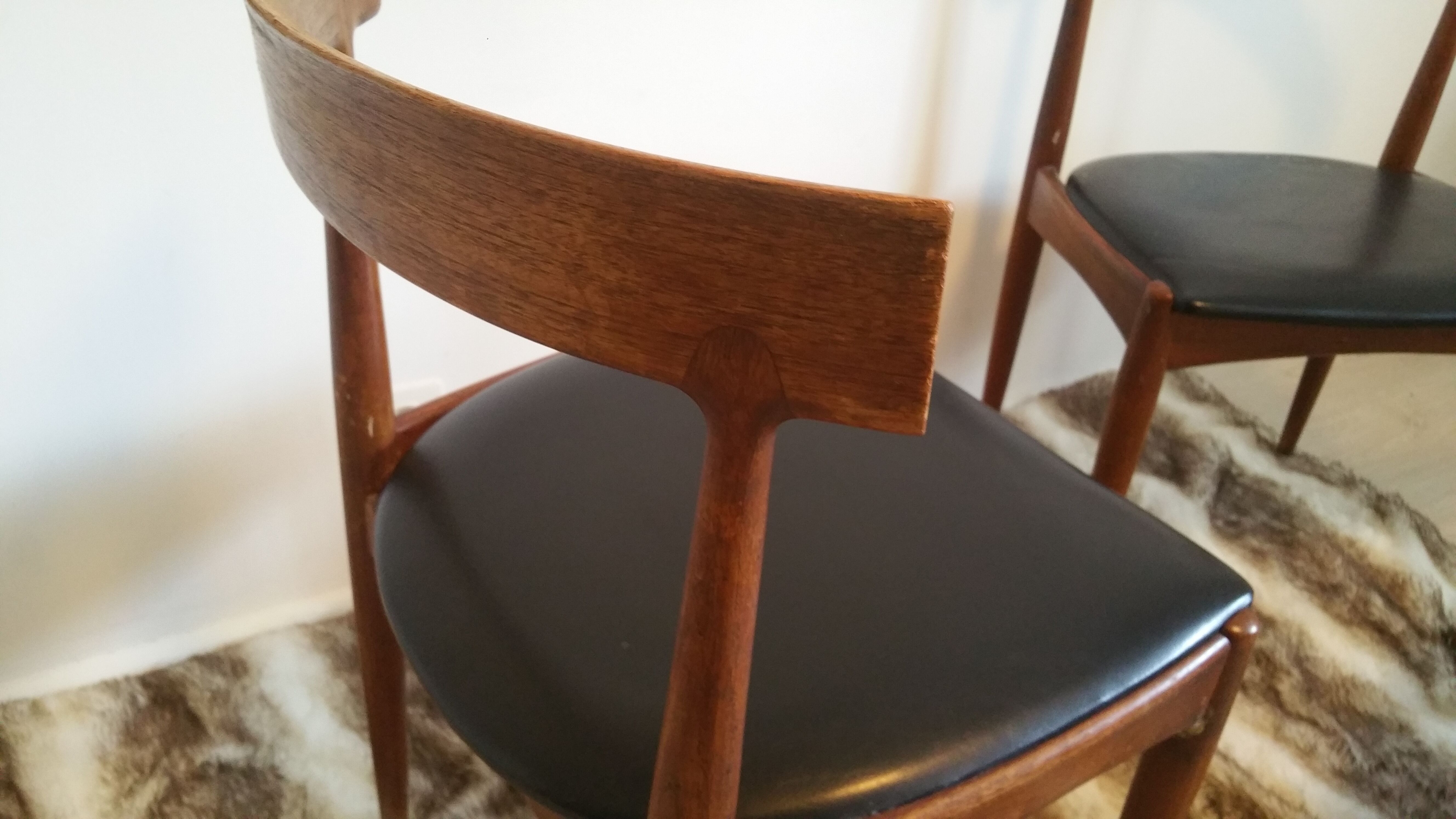 Set of 4 lounge chairs by Johannes Andersen for Denmark, 1960 s