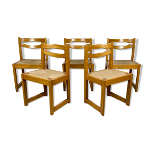 Ensemble de 5 chaises maison regain