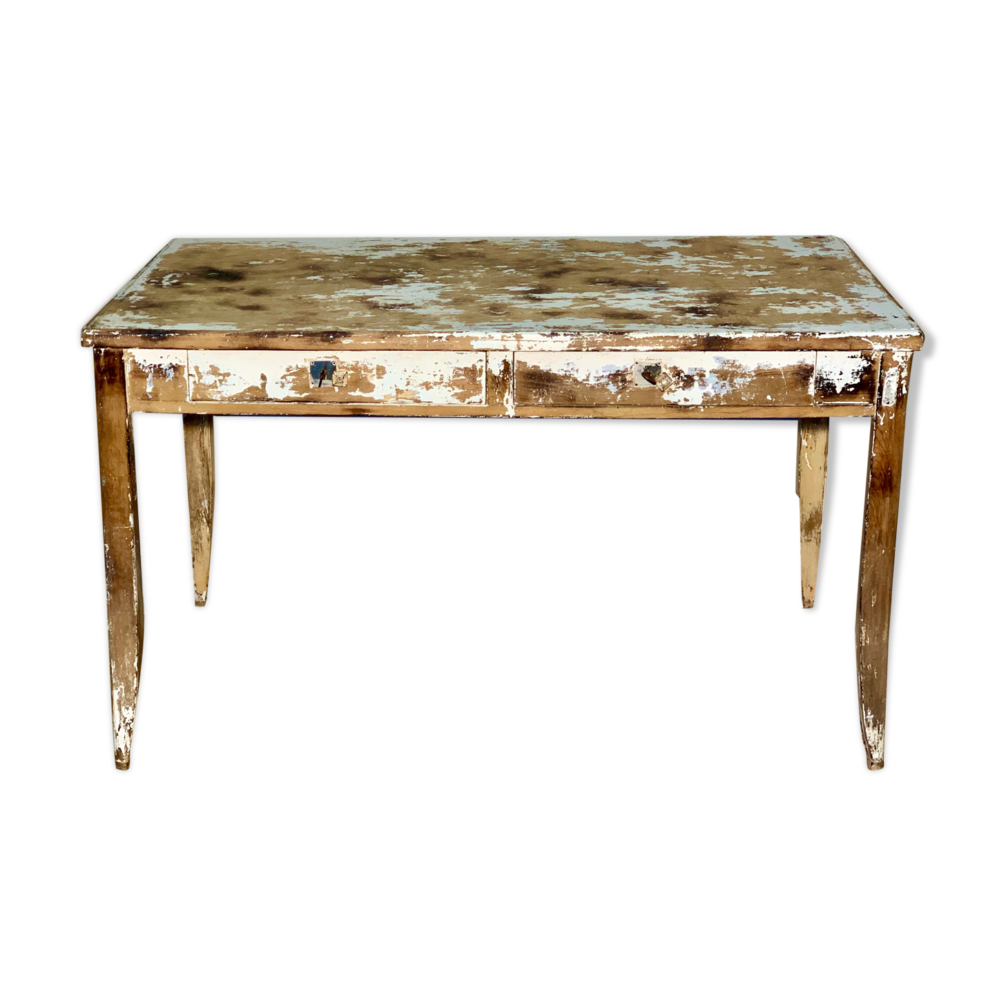 Natural wooden table