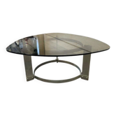 Vintage glass coffee table