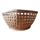 Antique vintage basket with cane style