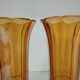 Art Deco vase pair, Val-Saint-Lambert crystal 1930