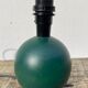 Lampe 80s en bois vert vintage