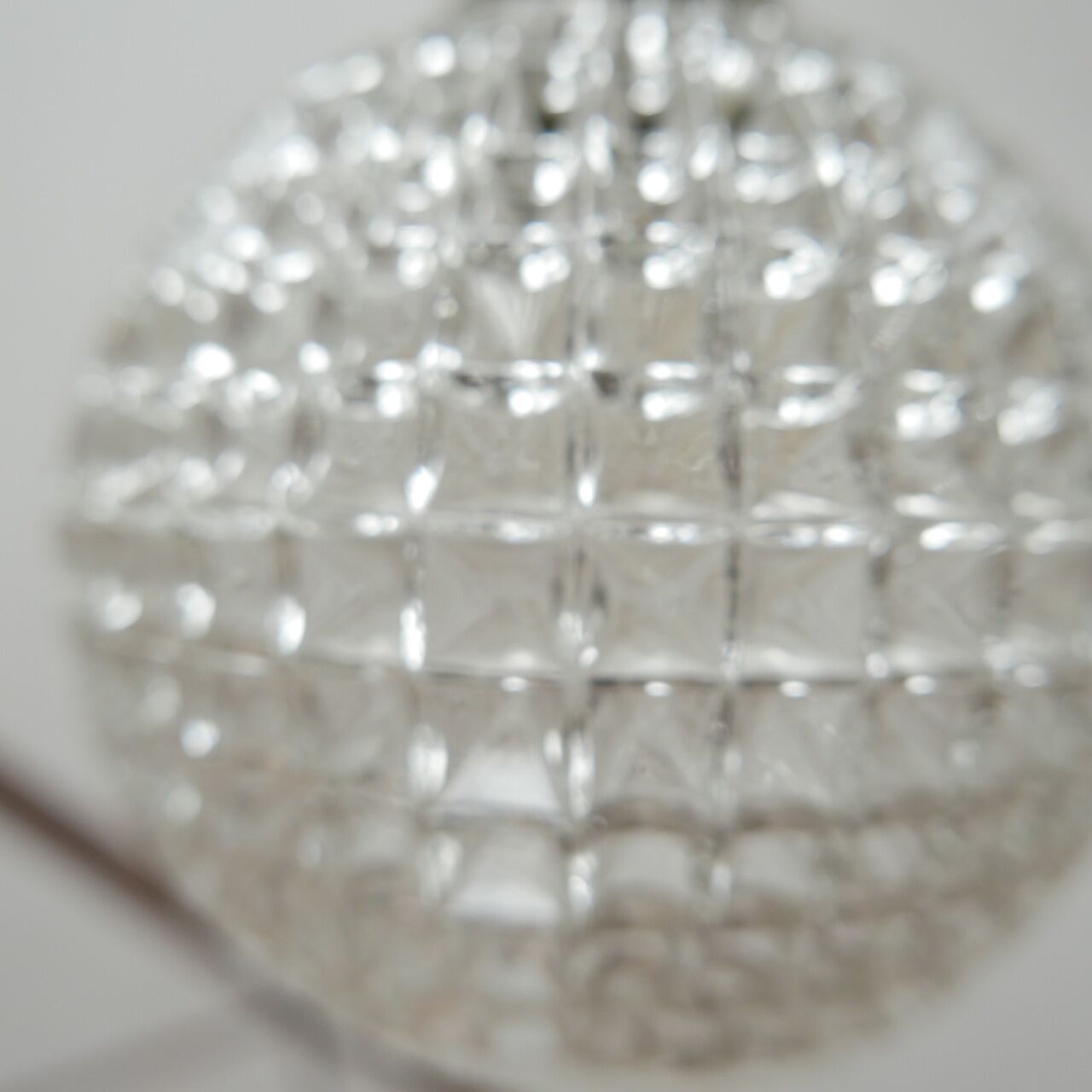 Late 20th dutch glass ball pendant light