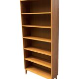 Vintage large teak bookcase danish design 60s