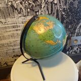Vintage Taride sheet metal globe 1960s