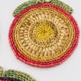 Set of 3 vintage rope trivets