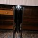 4-Door black laced enfilade by Jean Pascaud 1940 1945 art deco
