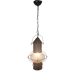 Ship's lamp - Petroleum lamp - hanging lamp - copper - glass - 1950s