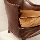 20th Century Art Deco Studded Leather Club Chair