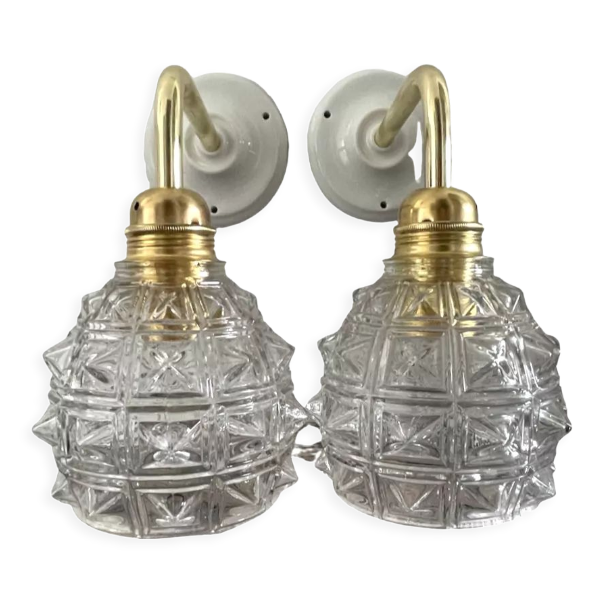 Pair of vintage wall lights