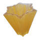 Yellow star vase Walther Glas