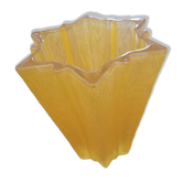 Yellow star vase Walther Glas