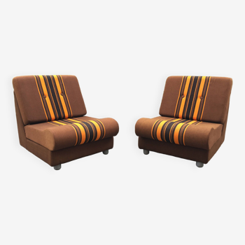 Pair of Space Age armchairs from the 70s