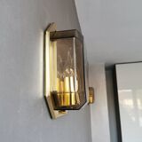 Ensemble de 2 appliques murales géométriques Glashütte Limburg