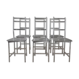 6 chaises de salle à