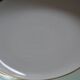 12 green deep plates "l'amandinoise"