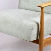 Vintage Danish Light Green Armchair, 1970s