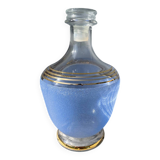 Flacon en verre sablé Art déco