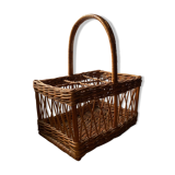 Wicker bottle holder