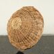 Vintage handmade wicker storage basket