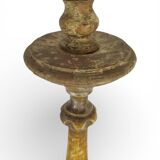 Golden wooden chandelier