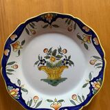 Magnificent old plate in Vieux Rouen signed