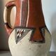 Iddeqi Kabyle pottery pitcher, Berber. Popular art Kabylie Algeria