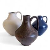 Set of Three Mid-Century Minimalist Vases by Fritz Van Daalen, Germany