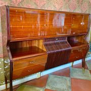 Mid-Century Modern Italian Sideboard with Bar Cabinet 1950s