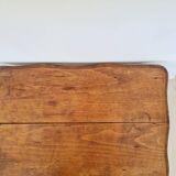 Turned wood side table - and its drawer