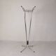 Freestanding Tubax coat rack with 4 tubes and 12 hooks, 1950s