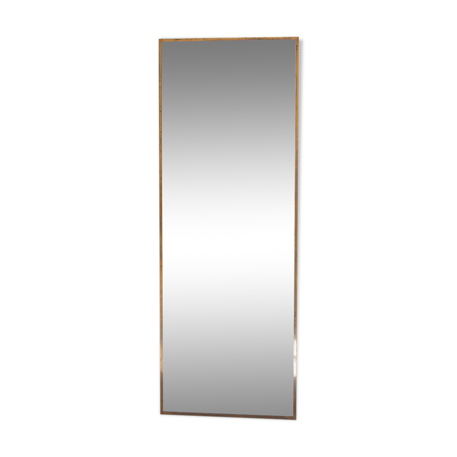 Golden mirror 147x54 cm