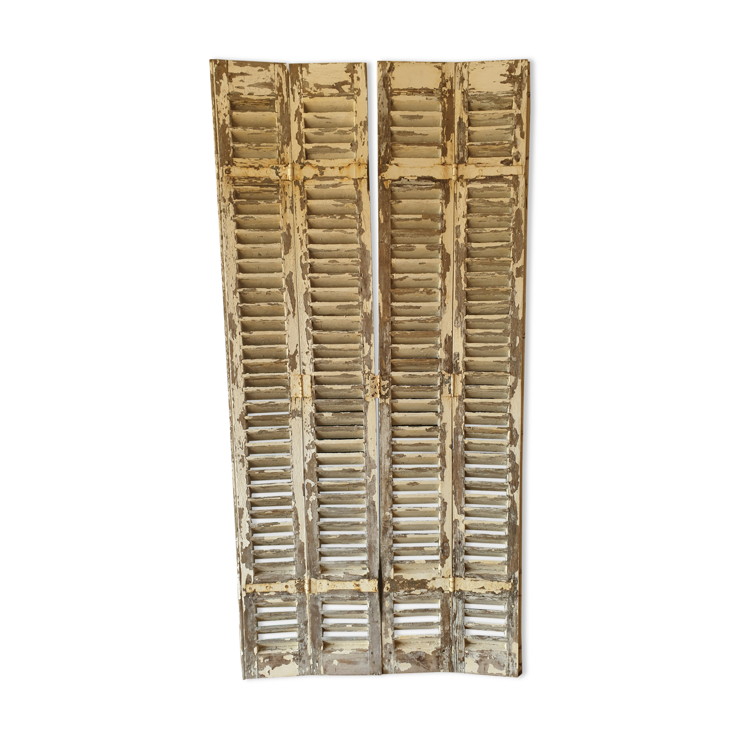 Pair of old wooden shutters