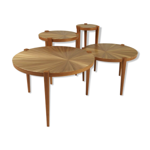 tables gigognes en marqueterie