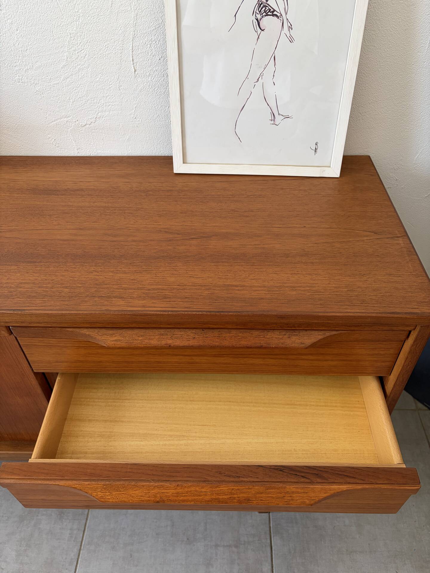 Vintage Scandinavian teak sideboard