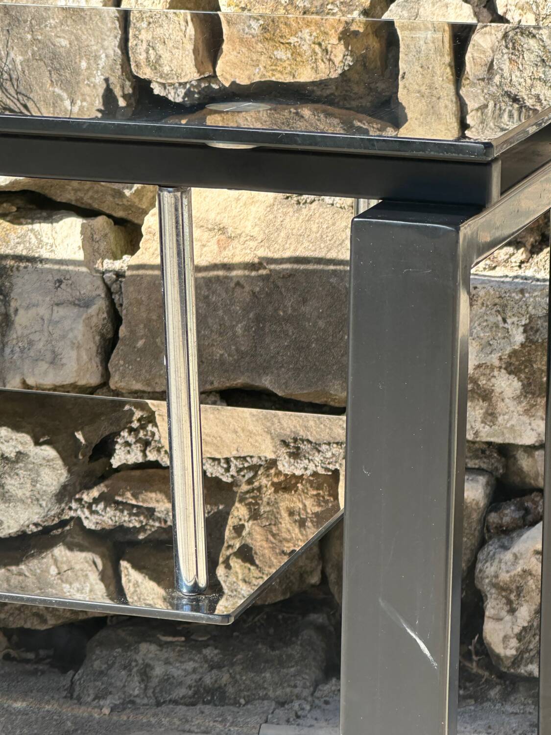 Black designer coffee table