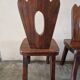 Olavi Hanninen (1920-1992) - Paire de chaises en orme teinté - Modèle King