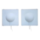 Pair of Large Midcentury Wall Lamps Ikea Design Cecilia Johansson, Sweden, 1980s