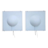 Pair of Large Midcentury Wall Lamps Ikea Design Cecilia Johansson, Sweden, 1980s
