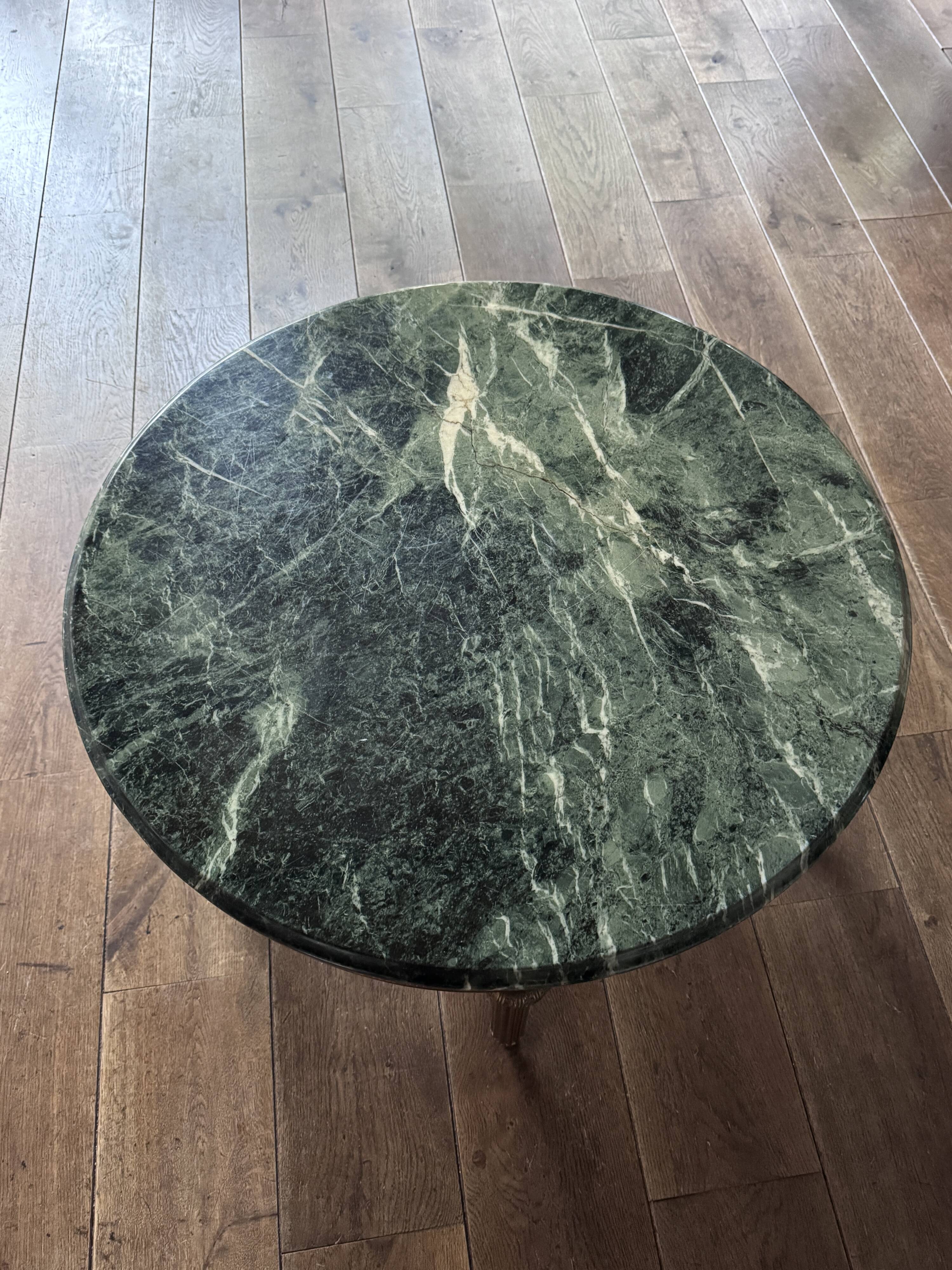 Louis XVI marble coffee table