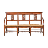Mandarin bench in precious wood and inlays