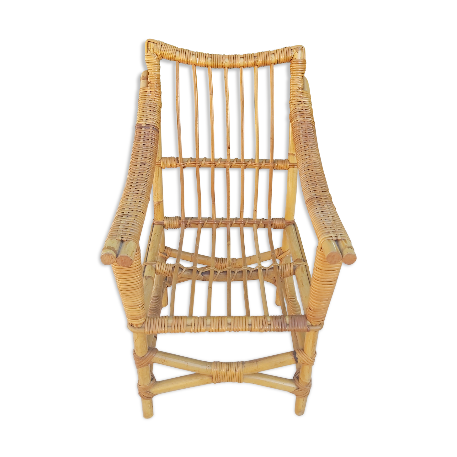Children's rattan chair