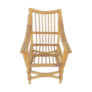 Fauteuil enfant en rotin
