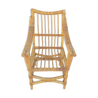 Children's rattan chair