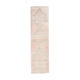 3x11 dusty beige & brown vintage runner rug