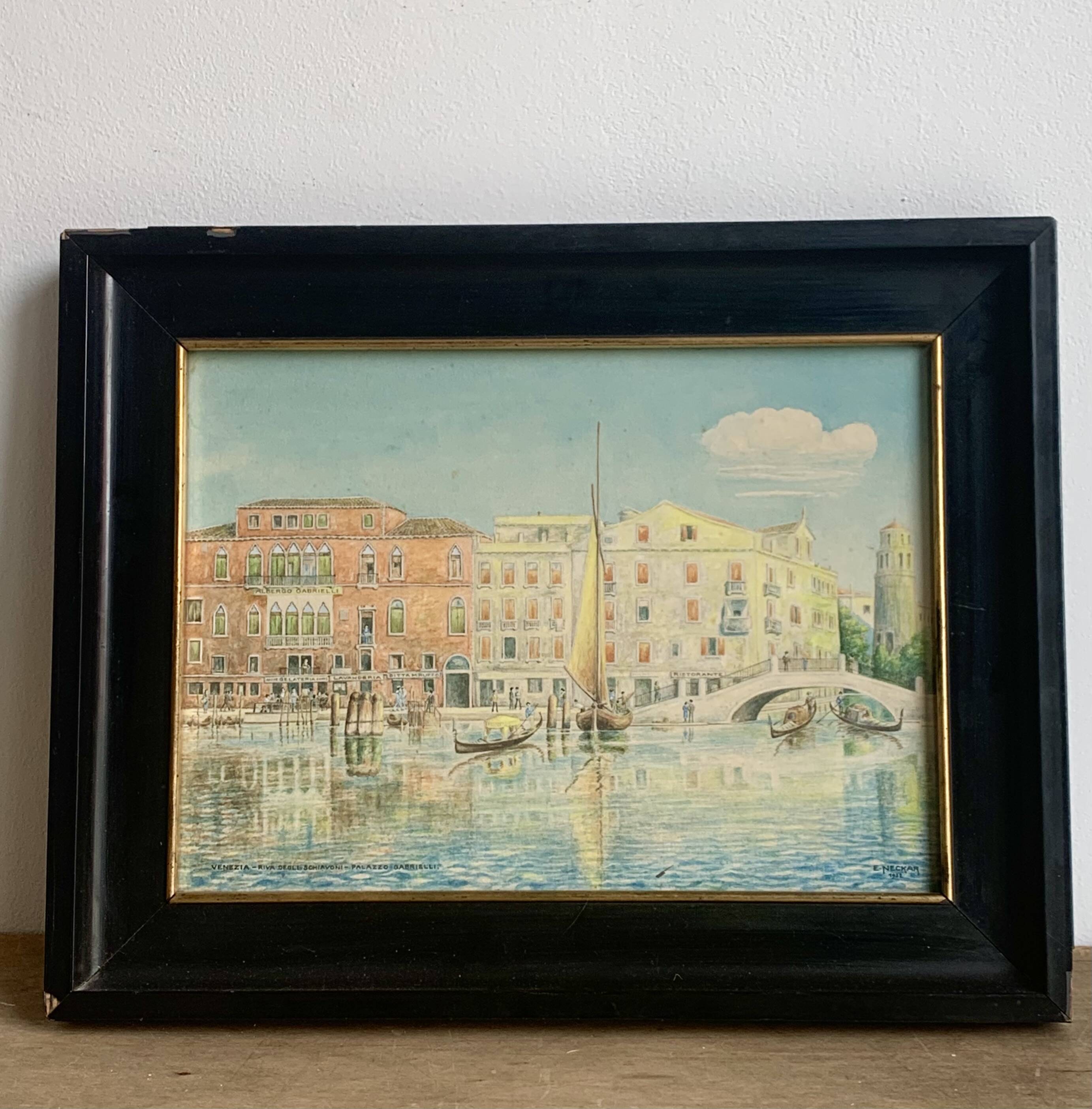 Venice -gouache,  1932