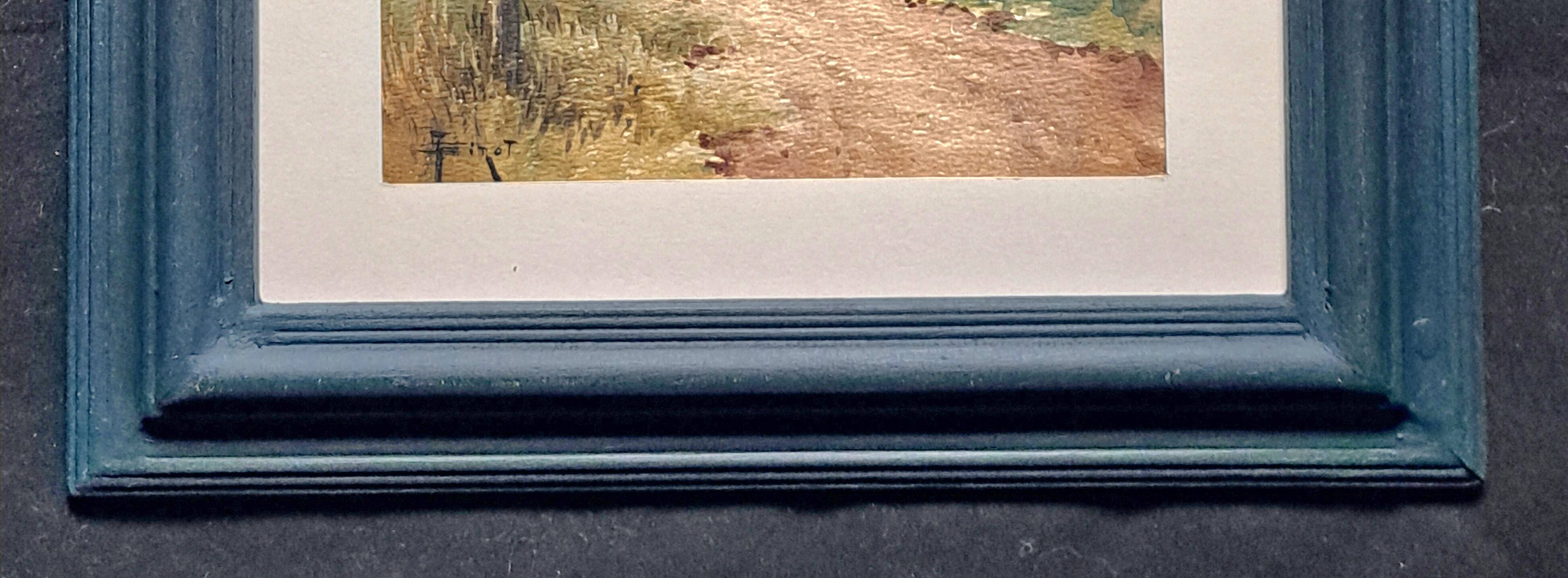 Impressionist watercolour signed Girot - 19th century - French school